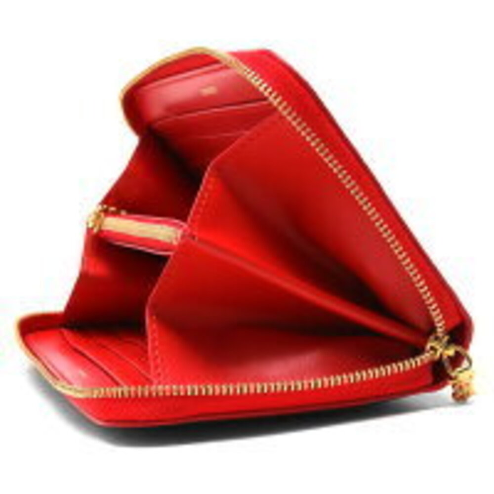 Burberry Bright Elmore Red Wallet Long - Picture 4 of 5